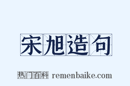 宋旭造句是什么意思的图片